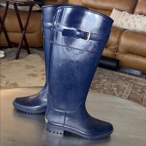 👢🥾😍 Lauren Ralph Lauren Navy Rain Boots